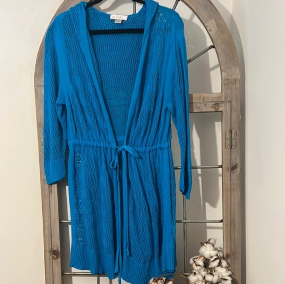 CJ Banks Swim Hooded Coverup